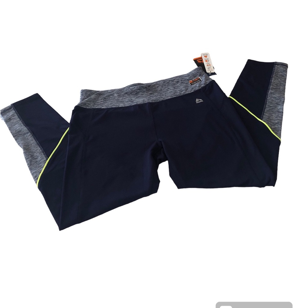 RBX, Navy Blue Pull-on Activewear Leggings, size XL NWT - Picture 2 of 10